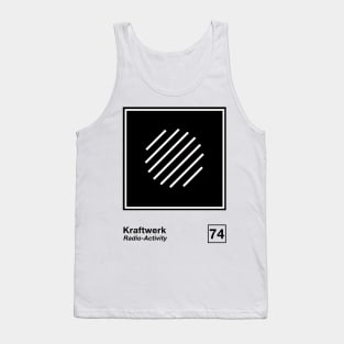 Radio-Activity / Minimalist Style Poster Artwork Design Tank Top